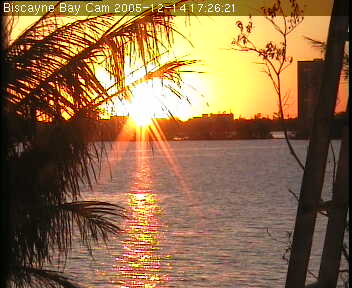 Biscayne Bay Miami FL Biscayne Bay United States of America - Webcams Abroad live images